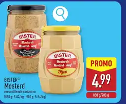 ALDI Bister® mosterd aanbieding