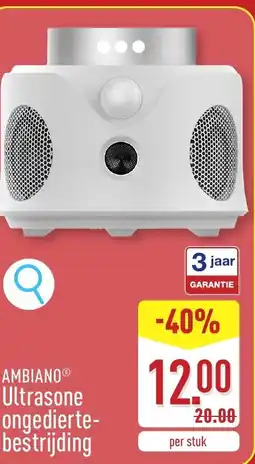 ALDI Ambiano® ultrasone ongedierte- bestrijding aanbieding