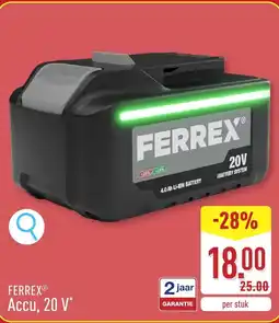 ALDI Ferrex® accu, 20 v aanbieding