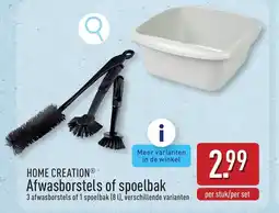 ALDI Home creation® Afwasborstels of spoelbak aanbieding