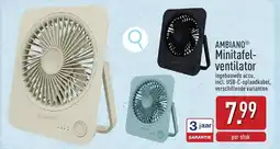 ALDI Ambianoⓡ minitafel- ventilator aanbieding