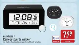 ALDI Krontaler® Radiogestuurde wekker aanbieding