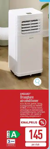 ALDI Ambiano® Draagbare airconditioner aanbieding