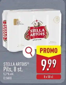 ALDI Stella artoisⓡ pils, 8 st. aanbieding