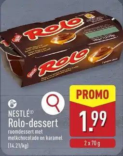 ALDI Nestlé Rolo Dessert aanbieding