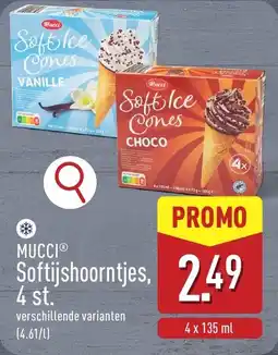 ALDI Mucci Softijshoorntjes aanbieding