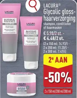 ALDI Lacura Glycolic Gloss haarverzorging aanbieding