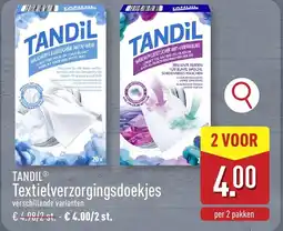 ALDI Tandil Textielverzorgingsdoekjes aanbieding