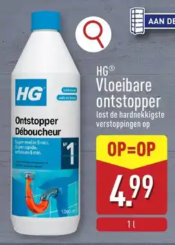 ALDI HG Vloeibare Ontstopper aanbieding