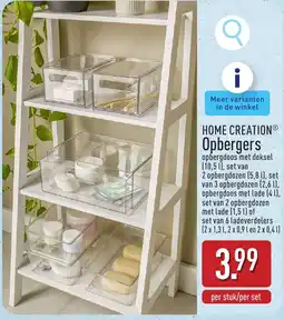 ALDI Home Creation Opbergers aanbieding