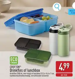 ALDI Crofton Drinkfles of Lunchbox aanbieding
