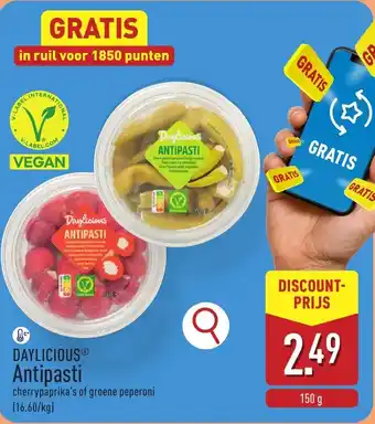 ALDI Daylicious Antipasti aanbieding
