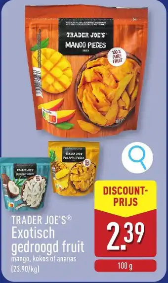 ALDI Trader Joe's Exotisch Gedroogd Fruit aanbieding