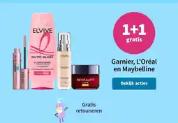 Plein.nl Garnier, l'oréal en maybelline aanbieding