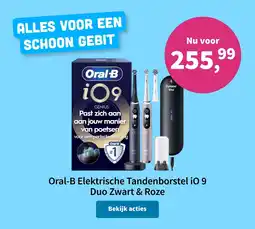 Plein.nl Oral-b elektrische tandenborstel io 9 duo zwart & roze aanbieding
