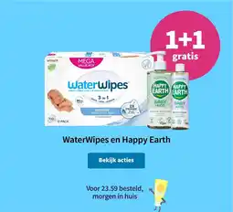 Plein.nl Waterwipes en happy earth aanbieding