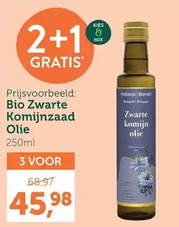 Holland & Barrett Bio Zwarte Komijnzaad Olie aanbieding
