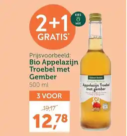 Holland & Barrett Bio Appelazijn Troebel met Gember aanbieding