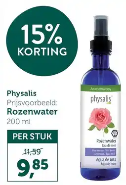 Holland & Barrett Physalis Rozenwater aanbieding