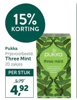 Holland & Barrett Pukka Three Mint aanbieding