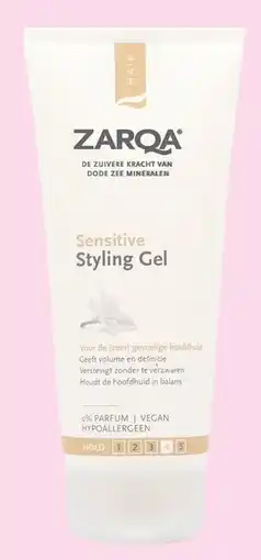 Holland & Barrett Zarqa Sensitive Styling Gel aanbieding