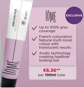 Lôme Acidic Gloss Color