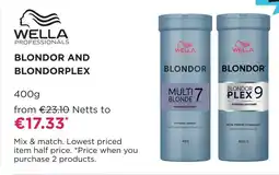 Pro-Duo Wella Blondor and Blondorplex aanbieding