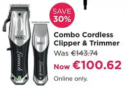 Pro-Duo WAHL Combo Cordless Clipper & Trimmer aanbieding