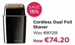 Pro-Duo BaByliss Pro Cordless Dual Foil Shaver aanbieding
