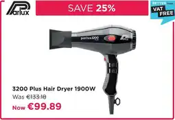 Pro-Duo Parlux 3200 Plus Hair Dryer aanbieding