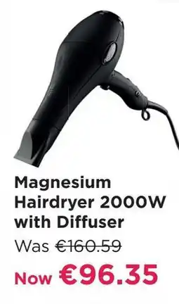 Pro-Duo Barnum Magnesium Hairdryer 2000W with Diffuser aanbieding