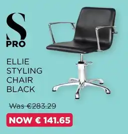 Pro-Duo S-Pro Ellie Styling Chair Black aanbieding