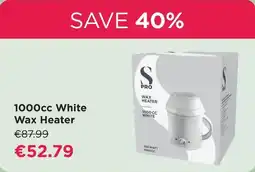 Pro-Duo S-Pro 1000cc White Wax Heater aanbieding