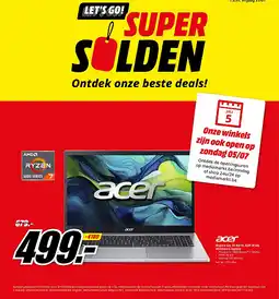 MediaMarkt Acer Aspire Go 15 AG15-42P-R1AL Windows laptop aanbieding