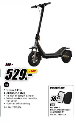 MediaMarkt Scooter 6 Pro Elektrische step aanbieding