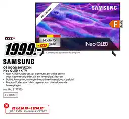 MediaMarkt Samsung QE100QN80FUXXN Neo QLED 4K TV aanbieding