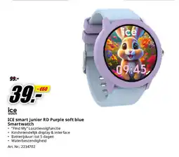 MediaMarkt ICE smart junior RD Purple soft blue Smartwatch aanbieding