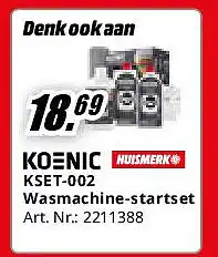 MediaMarkt KSET-002 Wasmachine-startset aanbieding