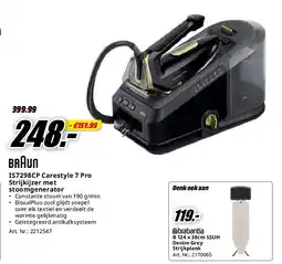 MediaMarkt IS7298CP Carestyle 7 Pro Strijkijzer met stoomgenerator aanbieding