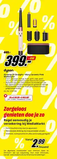 MediaMarkt Airwrap ID Straight + Wavy Ceramic Pink Multistyler aanbieding