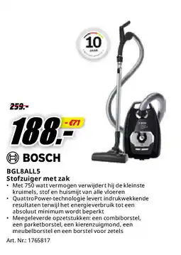 MediaMarkt BGL8ALL5 Stofzuiger met zak aanbieding