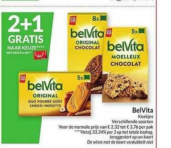 Intermarché Belvita Koekjes aanbieding