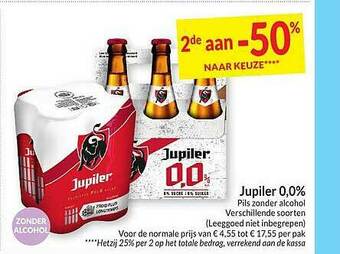 Jupiler Pils Zonder Alcohol