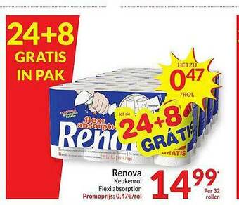 Intermarché Renova Keukenrol aanbieding