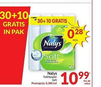 Intermarché Nalys Toiletpapier aanbieding