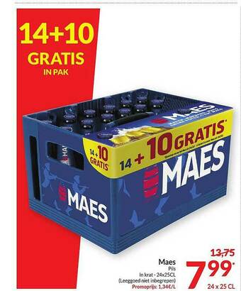 Intermarché Maes Pils aanbieding