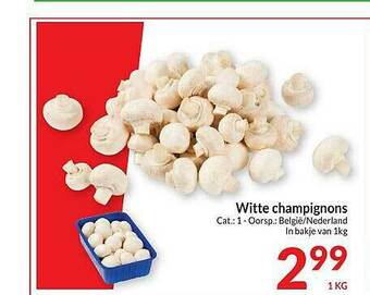 Intermarché Witte Champignons aanbieding