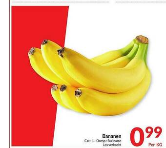 Intermarché Bananen aanbieding