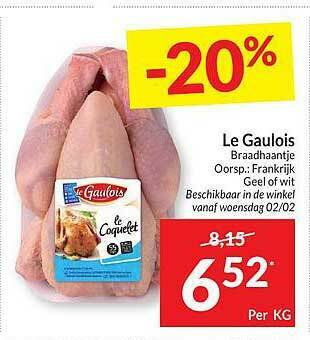 Intermarché Le Gaulois Braadhaantje aanbieding