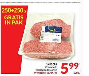 Intermarché Selecta Charcuterie aanbieding